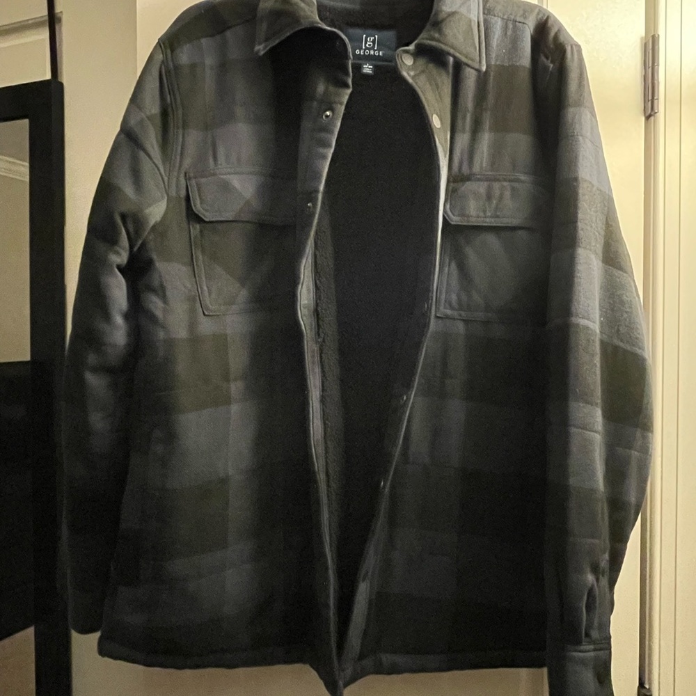 Levi's Men's Black Plaid Jacket